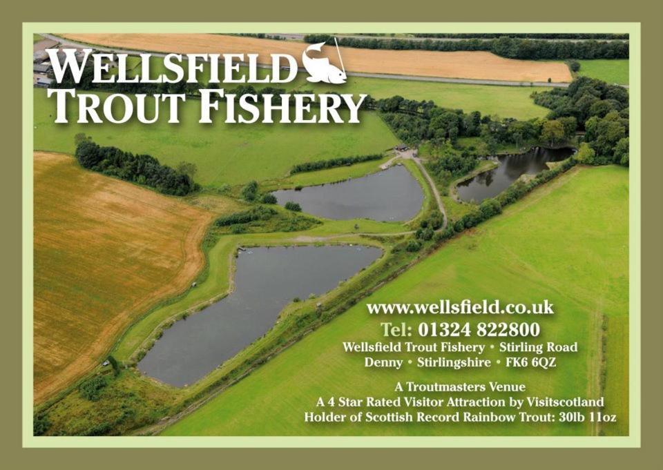 Wellsfield Farm Holiday Lodges Stirling Esterno foto